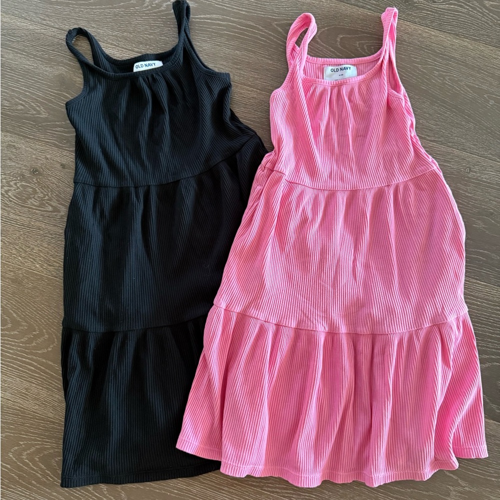Old Navy Kids Casual Dresses in Black and Pink